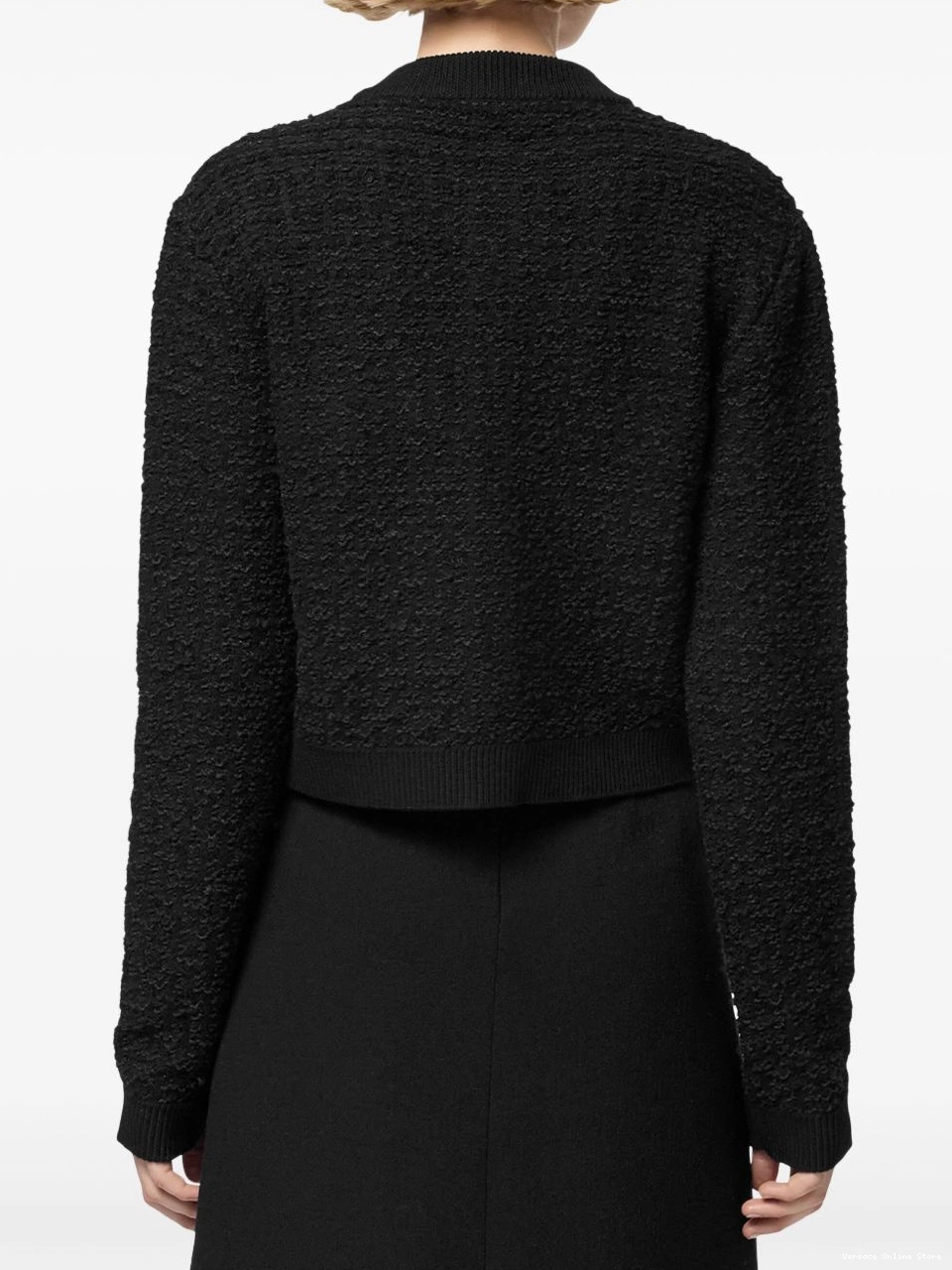 Affordable jacket Women boucle Versace tweed 0728